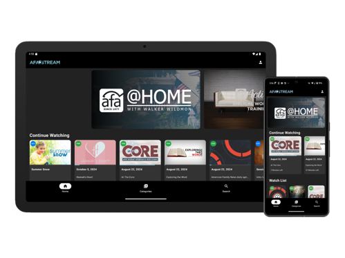 AFA Stream Android App